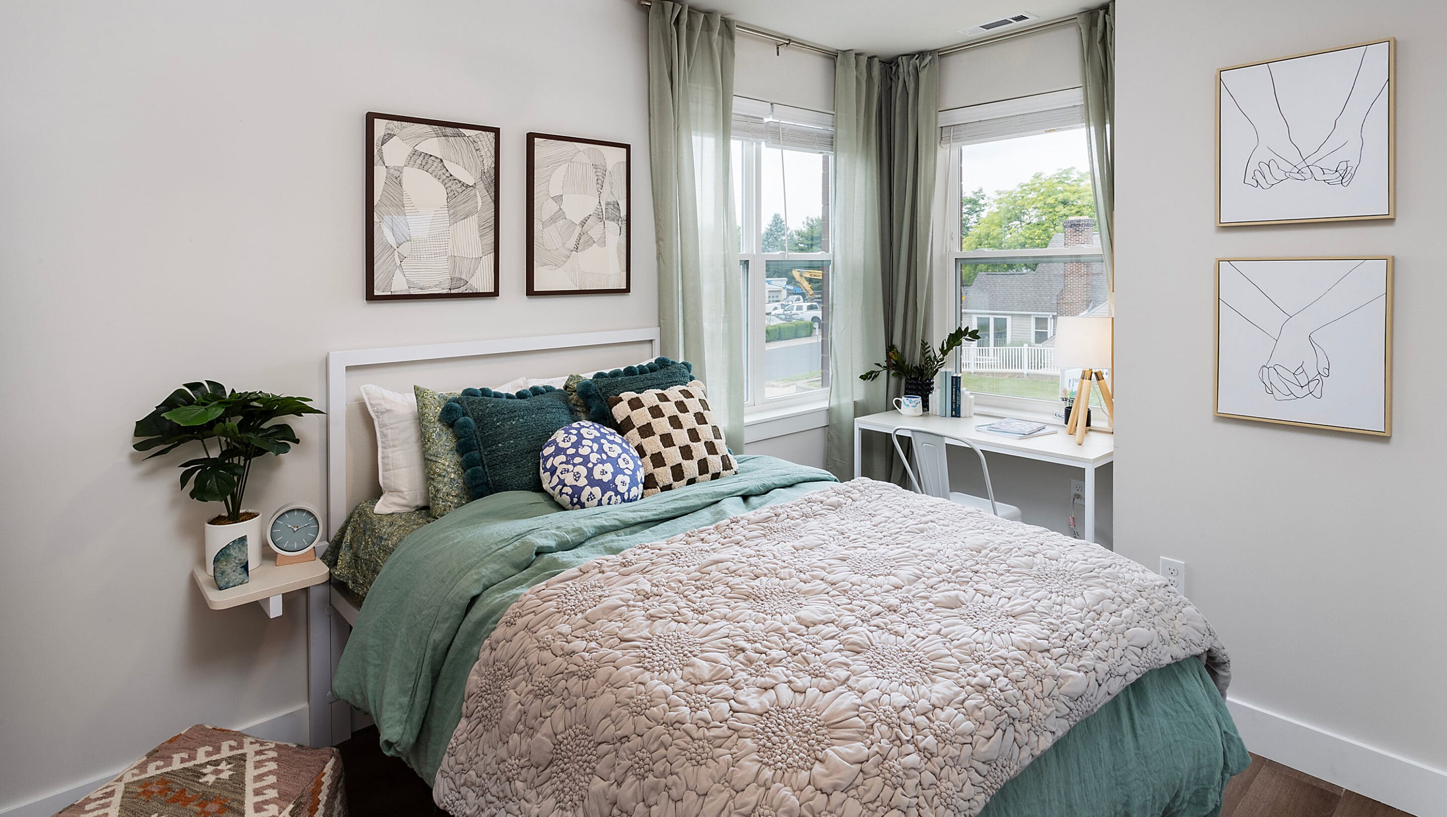 furnished bedroom