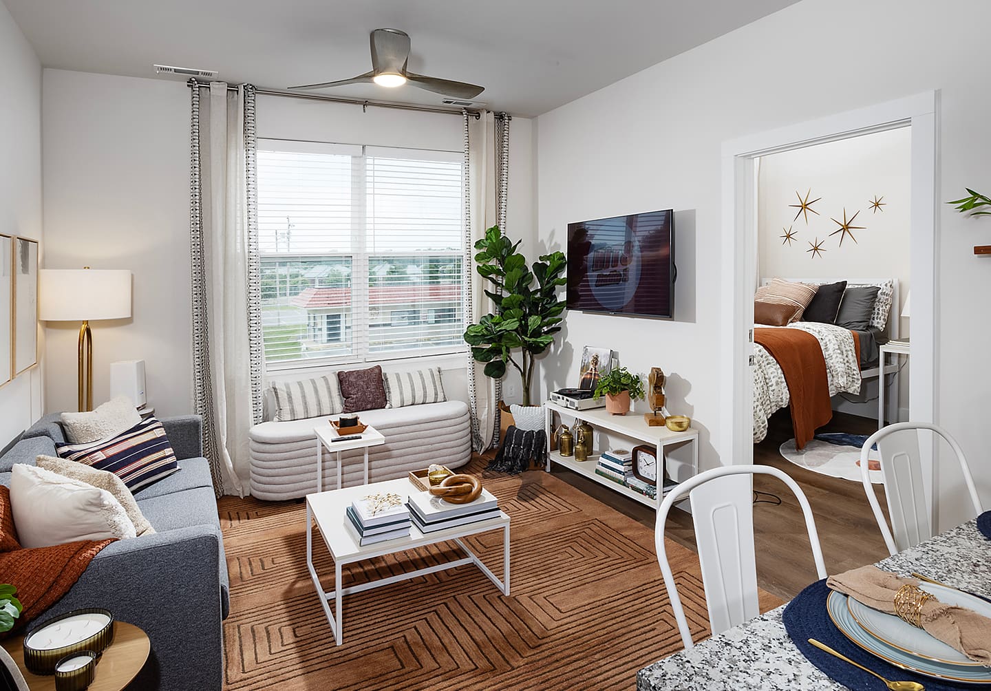 furnished floorplan interior