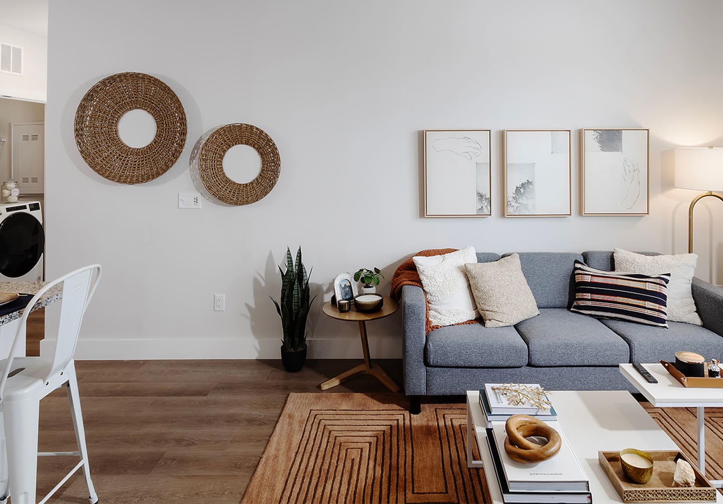 furnished living space