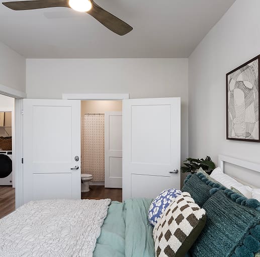 furnished bedroom
